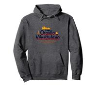Orgullo Venezulano Patriotic Symbol for Proud Citizens Pullover Hoodie, Adult Unisex, Dark Heather Grey, XL