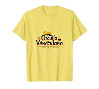 Orgullo Venezulano Patriotic Symbol for Proud Citizens T-Shirt, Men, Lemon, L