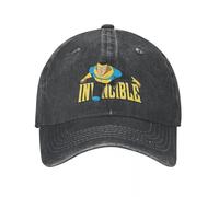 ORHFHVW Baseball Cap Animated Invincible Comic Superhero Casual Distressed Denim Snapback Cap Unisex Outdoor All Seasons Travel Caps Hat Birthday Gift