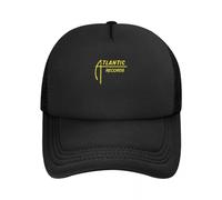 ORHFHVW Baseball Cap Atlantic Records s s Logo Essential t Shirt Sun Hat for Children Custom Hat Black Boy Women's Birthday Gift