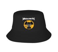 ORHFHVW Baseball Cap Beach Hatwear MegaDanger Megadeth Heavy Metal Band Bucket Hats Streetwear Unisex Sun Hats for Outdoorbirthday Gift