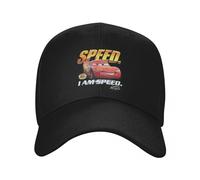 ORHFHVW Baseball Cap Cars Lightning McQueen Speed I Am Speed Men Women Hip-Hop Trucker Hat Dad Hat Breathable Dad Hat Summer Capsbirthday Gift