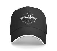 ORHFHVW Baseball Cap Chauffeur Funny Job Title Profession Birthday Worker Fishing Cap Hip Hop Golf Hat Visor for Men Women's Halloween