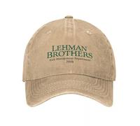 ORHFHVW Baseball Cap Lehman Brothers Risk Management 2008 Financial Washed Bank Trucker Dad Hat Unisex Teens Sun Visors s Birthday Gift