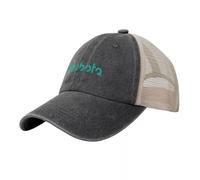 ORHFHVW Baseball Cap Mint Green Kubota Logo Cotton Cowboy Mesh Hats Birthday Gift