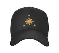 ORHFHVW Baseball Cap Personalized 3 Stars and A Sun Philippines Flag Women Men Adjustable Dad Hat Outdoor Snapback Capsbirthday Gift