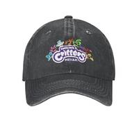 ORHFHVW Baseball Cap Smiling Critters and MevaK s Vintage Distressed Denim Washed Catnap Sun Cap Women Outdoor Activities Adjustablesports Gifts