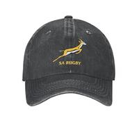 ORHFHVW Baseball Cap South Afric Springbok Rugby Men Women Distressed Washed Hats Cap Retro Outdoor Running Golf Adjustable Fit Headwear Birthday Gift