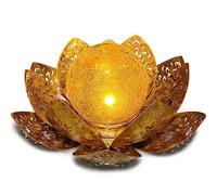 ORHOMELIFE Solar Lights Outdoor Garden Lights, Solar Powered IP65 Waterproof Decorative Lotus Ornaments for Lawn, Patio, Porch, Flowerbed, Pathway