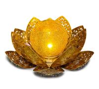 ORHOMELIFE Solar Lights Outdoor Garden Lights, Solar Powered IP65 Waterproof Decorative Lotus Ornaments for Lawn, Patio, Porch, Flowerbed, P