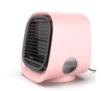 Ori breeze Air Conditioning, Oribreeze Air Cooler Fan,Ori Breeze Portable Air Conditioners with Night Light for Car Camping Office Room(Pink)