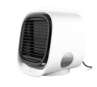 Ori breeze Air Conditioning, Oribreeze Air Cooler Fan,Ori Breeze Portable Air Conditioners with Night Light for Car Camping Office Room(White)