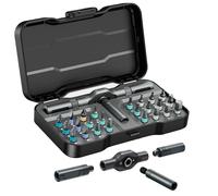 ORIA 24 in 1 Magnetic Ratchet Screwdriver Set with S2 Steel Bits & Detachable T-Handle, Portable Tool Kit in Case for Home DIY, Computer, Electronics Repair, Furniture