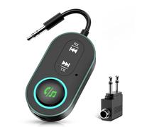 ORIA Airplane Bluetooth Adapter, Bluetooth 5.3 Transmitter Receiver