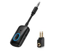 ORIA Bluetooth 5.3 Transmitter & Receiver 2-in-1, 3.5mm AUX Wireless Adapter with Hands-Free Calling for Car/TV/PC/Speakers/Headphones