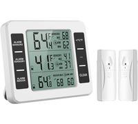 ORIA Digital Fridge Thermometer, Refrigerator/Freezer Thermometer with 2 Wirele