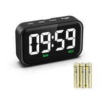 ORIA Digital Timer, Kitchen Timers for Cooking, LED Display, Count Up & Countdown, 3 Volume Levels, Adjustable Brightness, Magnetic, Desk Timer for Study, Sports, Classroom