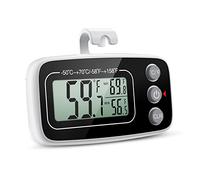 ORIA Fridge Freezer Thermometer, Digital Refrigerator Thermometer with LCD Display, °C/°F Convertible, Max/Min Function for Kitchen, Home, Restaurants, etc.