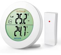 ORIA Indoor Outdoor Thermometer, Wireless Temperature Monitor, Digital LCD Ther