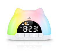 ORIA Kids Alarm Clock with Sleep Training, 11 RGB Color Night Lights, Dual Alarms, Snooze, Child Lock, 10 Sounds, 5 Brightness, Auto-Dim, Ok to Wake Clock for Toddlers, Boys, Girls | Nursery, Bedroom