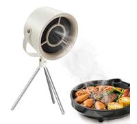 ORIA Portable Extractor Fan, Household Portable Extractor Hood with 3-Speed Exhaust Fan, 1200Pa Suction, 5 Filter Pads, Low Noise, Detachable, Desktop Range Hood for BBQ, Hot Pot, Indoor Dinner Party