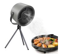 ORIA Portable Extractor Fan, Mini Range Hood for Kitchen, 3 Speed Desktop Kitchen Exhaust Fan 1200Pa Suction, Detachable Smoke Extractor with Carbon Filter, for Cooking, Hot Pot, BBQ, RV, Indoor