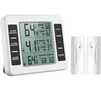 Oria Refrigerator Thermometer, Wireless Indoor/Outdoor Digital Thermometer with