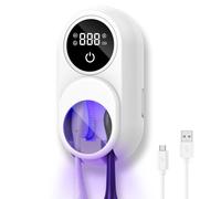 ORIA UV Toothbrush Sanitiser, Wall Mounted Holder, Auto-Sensing, White