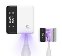 ORIA UV Toothbrush Sanitizer with Drying, Wall Mounted Toothbrush Holder
