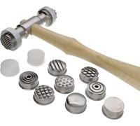 Oriana Accesorios 13 Piece 10.5" Interchangeable Head Hammer Set for Jewellery and Metal Stamping