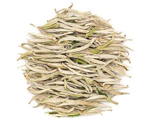 Oriarm 500g / 17.64oz Fuding Silver Needle White Tea Loose Leaf - Chinese Silver Tips Tea - Fuding Baihao Yinzhen 2nd Grade - Naturally Processed