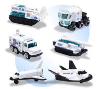 Oriate Diecast Mini Rocket Ship Space Car Toy Set, 6PCS Airplane Space Toys