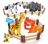 Oriate Magnetic Wild Animals with 18PCS Magnetic Fences