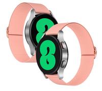 ORIbox 20mm Watch Bands Compatible for Classic Watch Bands, Samsung Galaxy Watch 4, Watch Active 2, Watch 4 Classic, Watch 3 41mm, Watch 42mm, Adjustable Elastic Nylon Woven Loop Wristband
