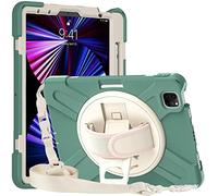 ORIbox Commute Case for Samsung Galaxy Tab A7 [10.4 Inch], Heavy Duty Rugged Protective, 3 in 1 Shockproof Bumper with 360° Ring Holder Kickstand