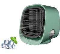 Oribreeze Air Conditioner Airabreeze Air Cooler Portable 3 Speed Settings,Humidifier Cooling Fan for Home, Office, Bedroom (Green)