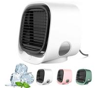 Oribreeze Air Conditioning 2024 New Oribreeze Air Cooler, Ori Breeze Air Cooler, Portable Air Conditioning Fan, Portable Air Cooler Ice Water Fan (White)