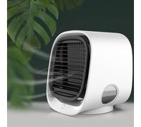 Oribreeze Air Conditioning, Oribreeze Air Cooler, Ori Breeze Portable Air Conditioners with Night Light, 3 Speeds Anti-Leakage Water Personal Air Cooler for Car Camping Office Room(White)