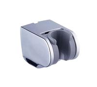 ORICALCHASM 1pc Black/Plated Shower Head Bracket Base Fixed Seat Portable Nozzle Adjustable Wall Mounting(Silver)