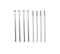 ORICALCHASM Bicycle Spokes 72 Pieces A Lot Pillar Spokes Diameter 2.0mm Straight Pull Sliver Color T302 Stainless Steel Material Mountain Bike Spoke(257mm)