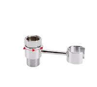 ORICALCHASM Handheld Shower Holder Wall Mounted Toilet Sprayer Base Support 360° Rotatable Bracket Faucet Connector(Copper)