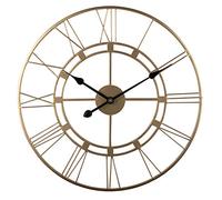 ORICALCHASM Pendulum Wall Clock, Metal Roman Numeral Wall Clock Silent Indoor Outdoor Multiple Sizes Multicolor(B,L)