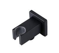ORICALCHASM Smesiteli Matte Black Bathroom Squre Shower Head Slider Holder Adjustable Bracket Wall Mounted(1pc)