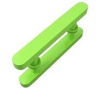 ORICALCHASM Stainless Steel Push Pull Door Handle, Modern Door Hardware Replacement Set, H Shaped Shower Glass Door Handles(Green,120cm/47 1/4" Length)