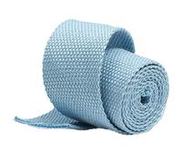 ORICALCHASM Webbing Strap Tape, Cotton for bags 20mm 25mm 38mm 50mm Thickness 1.3mm Length 5 or 10 Yards(Lightblue,38MM x 5Yards)