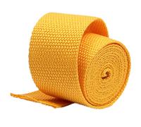 ORICALCHASM Webbing Strap Tape, Cotton for bags 20mm 25mm 38mm 50mm Thickness 1.3mm Length 5 or 10 Yards(Yellow,38MM x 5Yards)