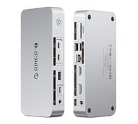 ORICO 12-in-1 Thunderbolt 4 Docking Station, Dual Monitor with 8K Single/4K Dual Display, 85W Charging, USB-C/A Ports, Gigabit Ethernet, SD/TF, Compatible with Mac mini M4/MacBook/Windows Laptops