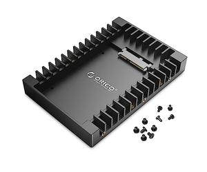 ORICO 2.5 to 3.5 Inch HDD SSD Mounting Bracket Hard Drive Adapter Removable Mounting Bracket for 2.5 Inch SATA HDD or SSD of 7/9.5/12.5 mm