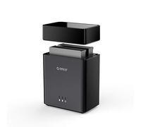 ORICO 3.5inch Hard Drive Enclosure 2 Bay with Fan, Type-C to SATA Magnetic Tool-Free HDD Dock Case Supports UASP with 12V/4A Adapter for Business/Home Storage or NAS Expansion