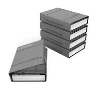 ORICO 5-Pack Hard Drive Carrying Case Protective Box for 3.5/2.5 Inch SSD HDD Portable with Anti-Static,Shockproof and Dust Proof Travel Storage Bag-PHP